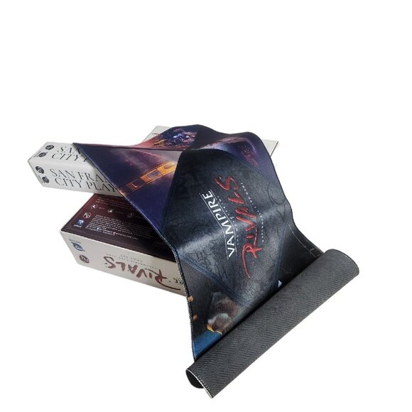 Vampire The Masquerade Rivals Expandable Card Game Core Set + SF City Playmat - Picture 2 of 13